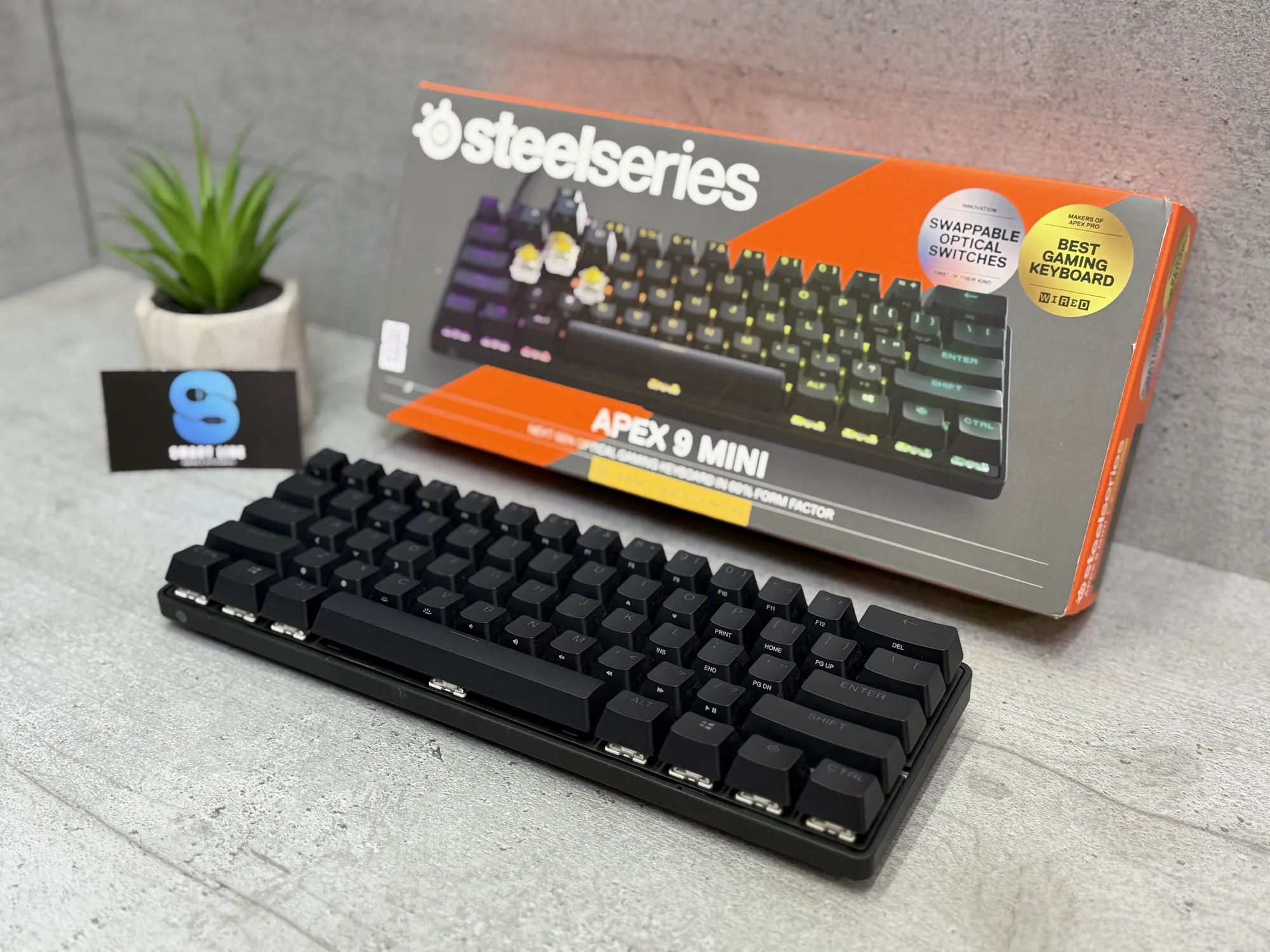 Дротова клавіатура SteelSeries Apex 9 mini
