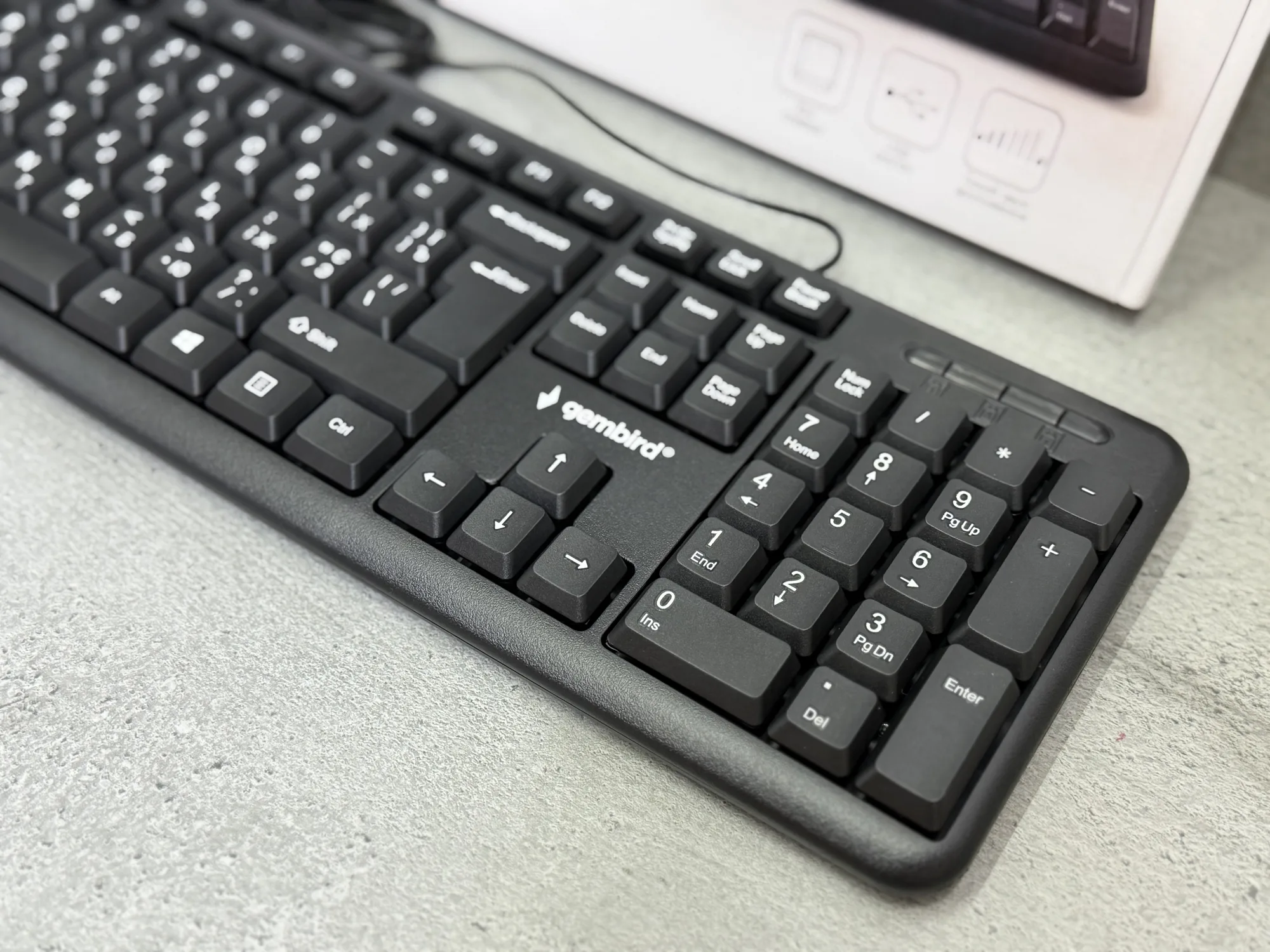 Дротова клавіатура Gembird KB-U-103-UA