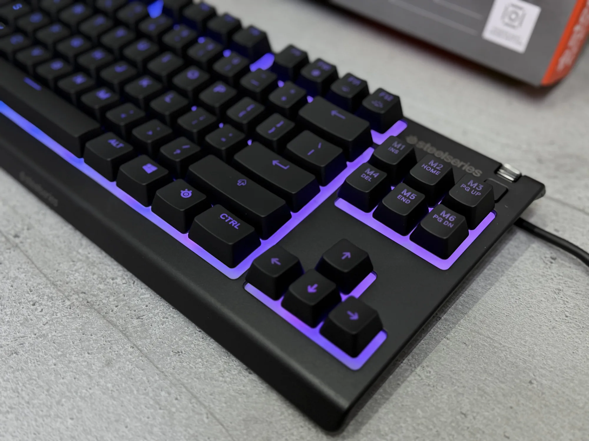 Дротова клавіатура SteelSeries Apex 3 TKL, фото 2