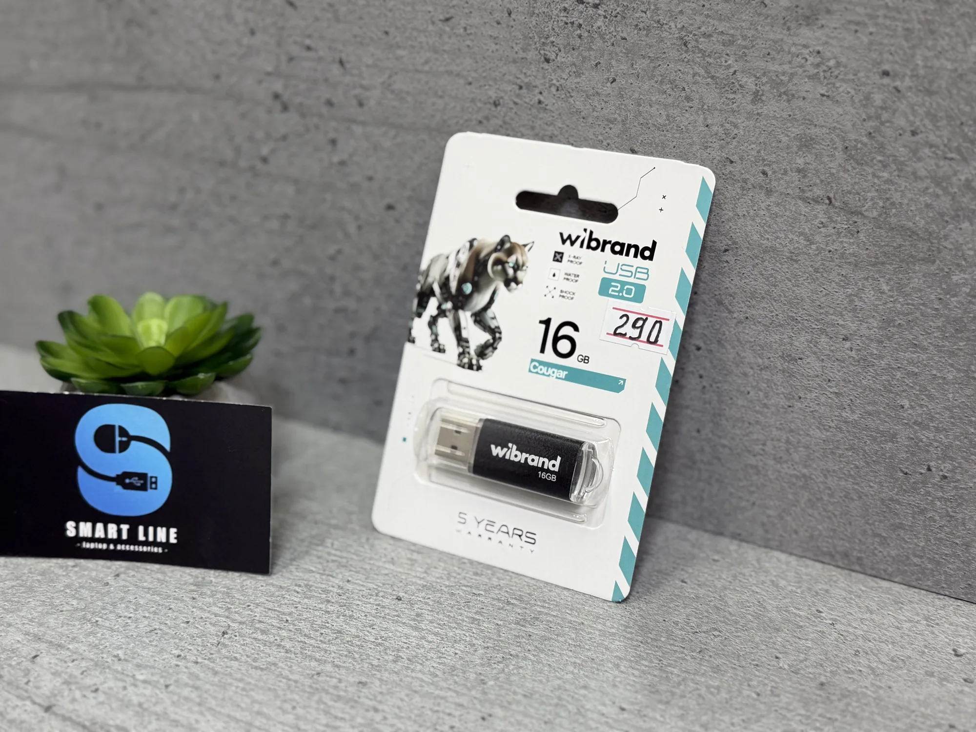 USB флешка Wibrand 2.0 cougar 16gb