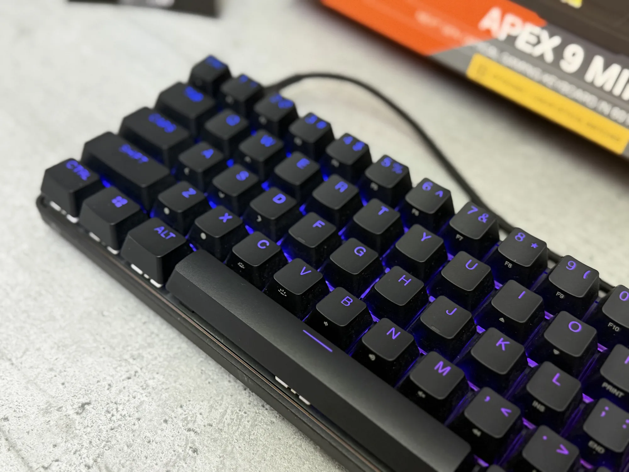 Дротова клавіатура SteelSeries Apex 9 mini, фото 3