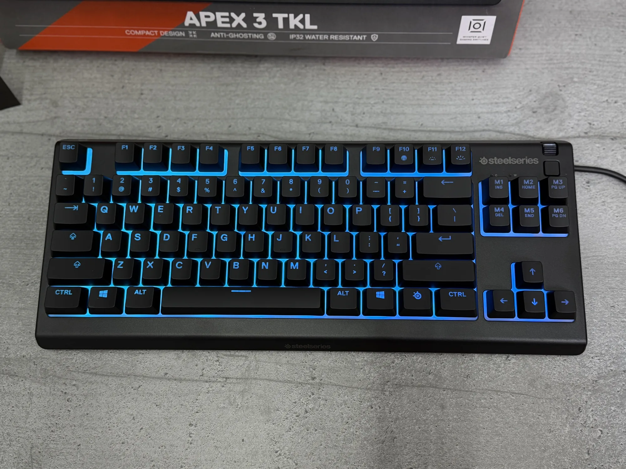 Дротова клавіатура SteelSeries Apex 3 TKL, фото 4