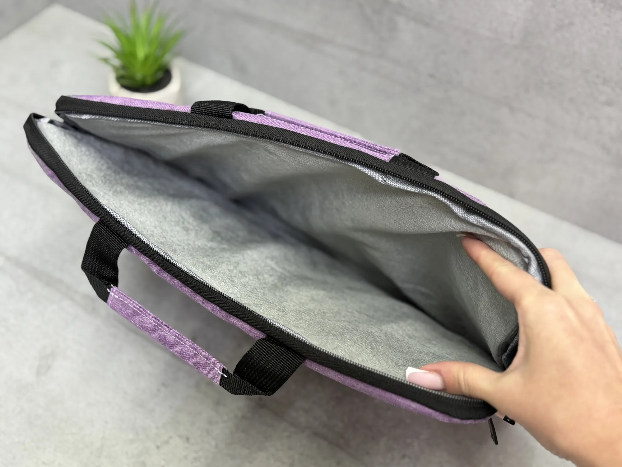 Сумка для ноутбука 15.6" Бузкова