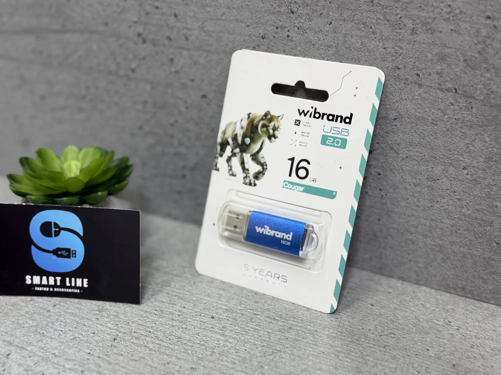 USB флешка Wibrand 2.0 cougar 16gb