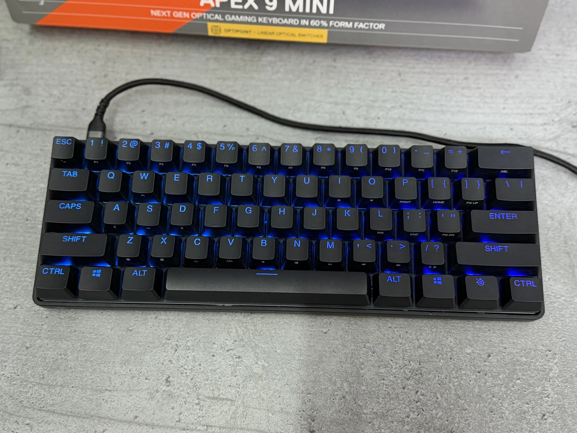Дротова клавіатура SteelSeries Apex 9 mini, фото 4